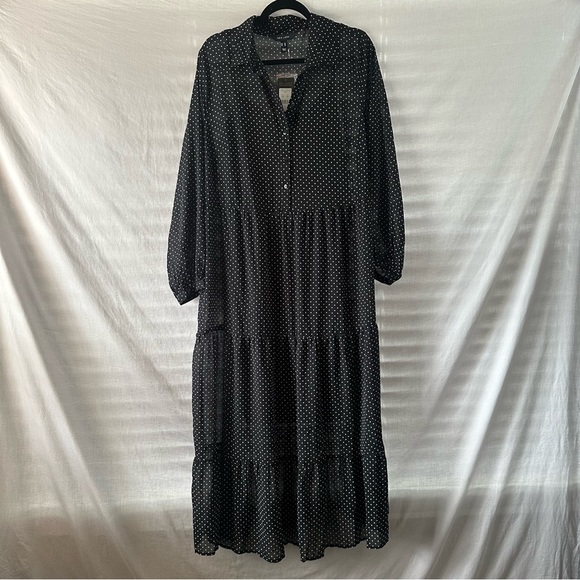 NEW LOOK Long Sleeve Tiered Dress - Picture 1 of 5